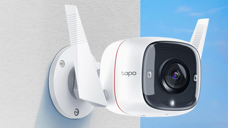 Tapo Caméra Surveillance WiFi extérieur TAPO C310, 2K(3MP), étanche IP66,  vision nocturne, Détection de personne et alarme sonore, Compatible avec