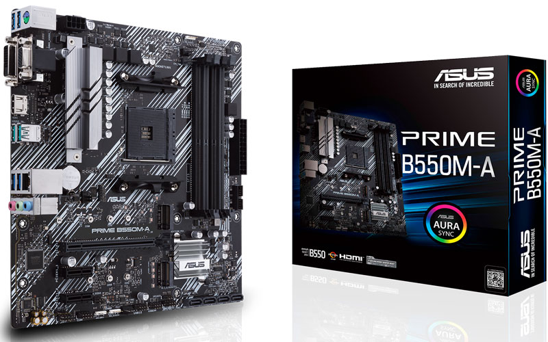 ASUS PRIME B550M-A WIFI II Gaming Socket Carte mère Ryzen