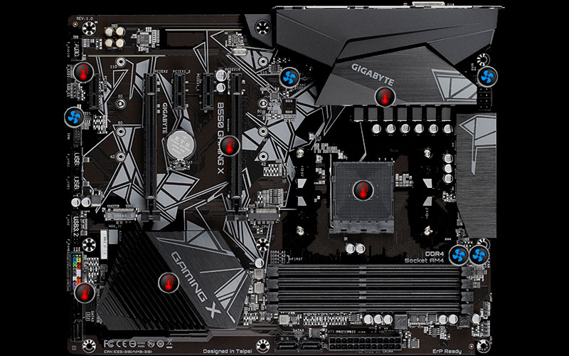 Gigabyte B550 GAMING X V2 - Carte mère - LDLC