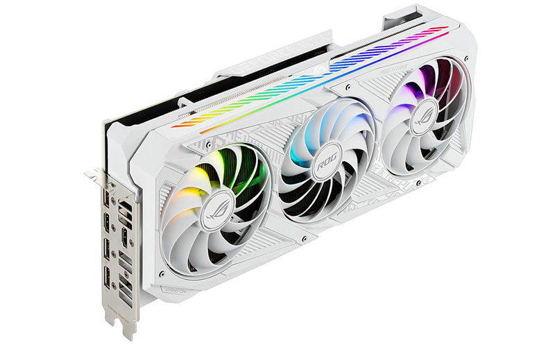 ASUS GeForce ROG STRIX RTX 3070 8Go GDDR6 WHITE V2 (LHR)