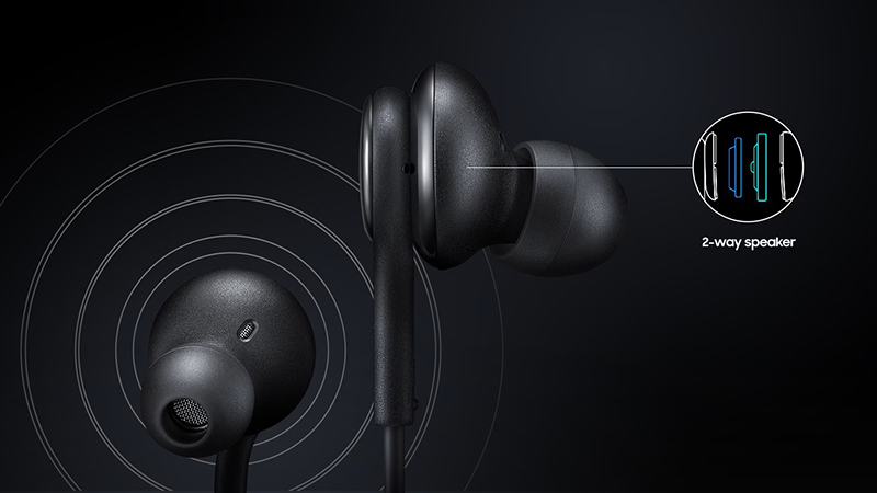 Écouteurs Kit Piéton Télécommande + Microphone Filaire Jack 3,5 mm Samsung  Noir - Ecouteurs - Achat & prix