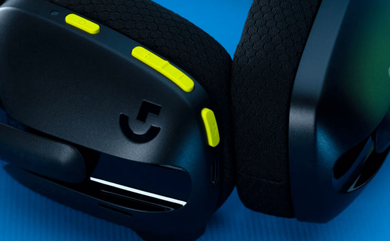 Logitech G435 LIGHTSPEED & Bluetooth sans Fil Casque Gaming, Casque léger  circum-auriculaire, Micro intégré, Batterie