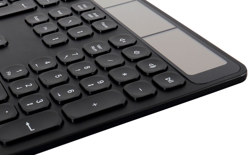 Clavier GENERIQUE Pave Numerique Sans Fil pour MAC PC Clavier USB Chiffres  18 touches Pile (NOIR)