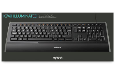 Perforering titel spin Logitech Illuminated Keyboard K740 - Keyboard Logitech on LDLC | Holy Moley