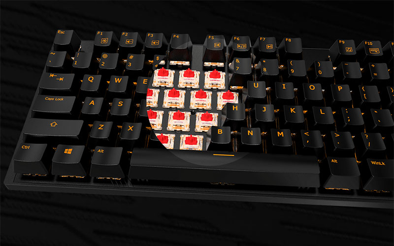 Corsair Gaming K68 (Cherry MX Red) - Clavier PC - Garantie 3 ans LDLC