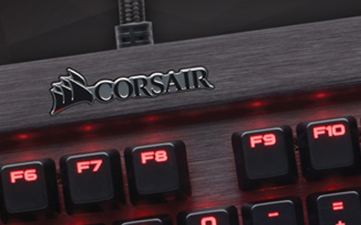 Corsair K63 Clavier Mécanique Gaming (Cherry MX Red, Rétro-Éclairage Rouge  AZERTY)