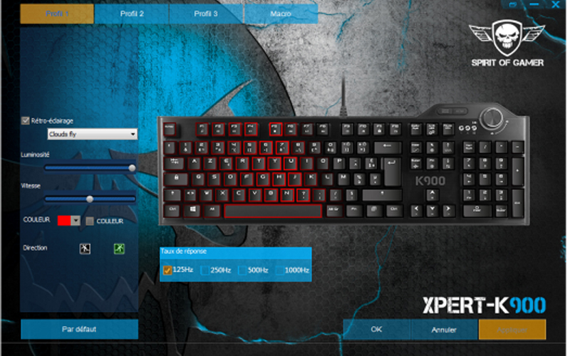 Spirit of Gamer Xpert-K700 - Clavier PC Gamer