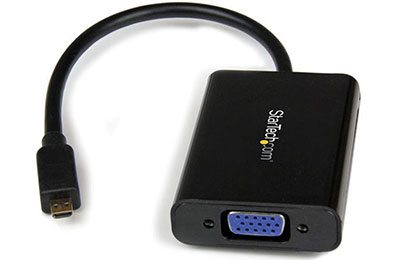 StarTech.com Câble adaptateur Micro HDMI vers VGA avec audio - M/F