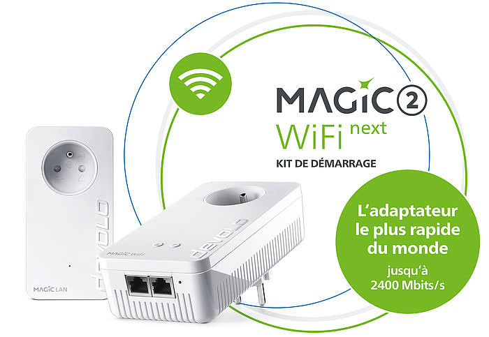 devolo Magic 2 WiFi next - Starter kit - Powerline adapter - LDLC 3-year  warranty