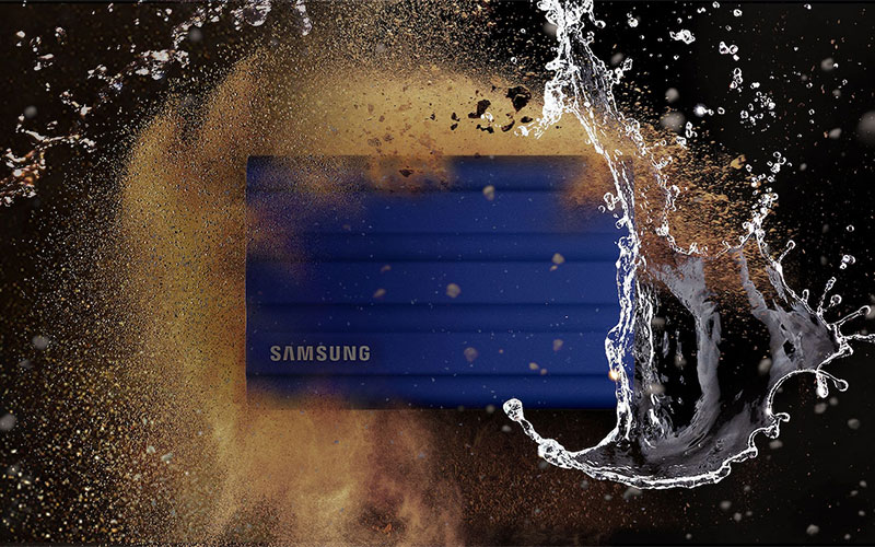 Samsung Portable T7 4 TB Disque dur externe SSD USB 3.1 (2è gén.) noir  MU-PE4T0S/EU - Conrad Electronic France