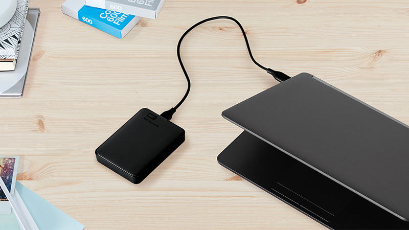 Disque dur externe Western Digital - Disque dur externe 500 Go USB 3.0 -  Noir