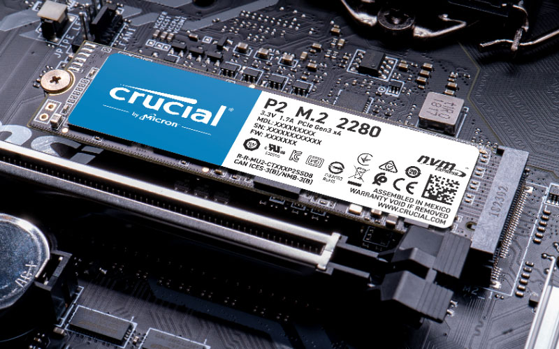 Disque dur interne Crucial P2 CT1000P2SSD8 SSD Interne 1To