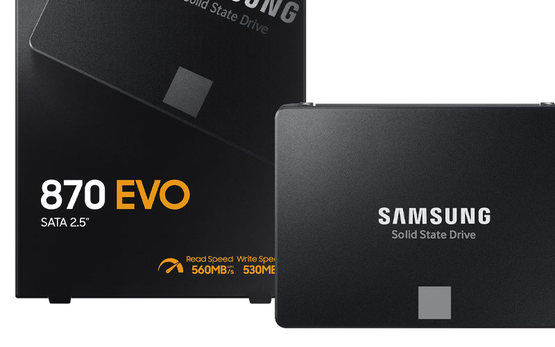 SAMSUNG Disque dur SSD INTERN 870 QVO 1TO - Gris pas cher 