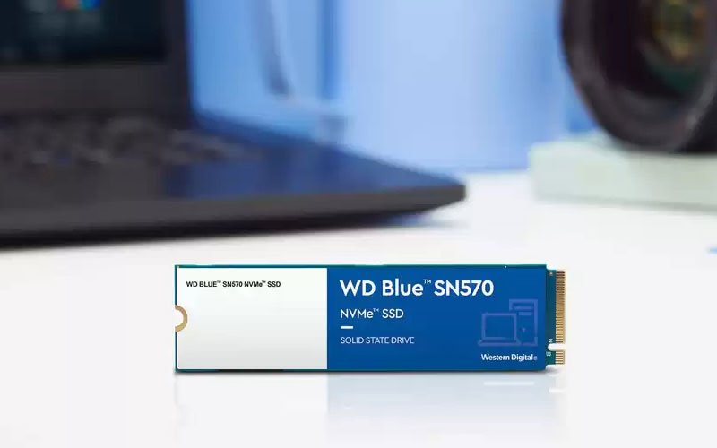 Western Digital - Disque SSD NVMe™ WD Blue SN570 1 To + Vengeance LPX - 2 x  16 Go - DDR4 3200 MHz - Noir - SSD Interne - Rue du Commerce