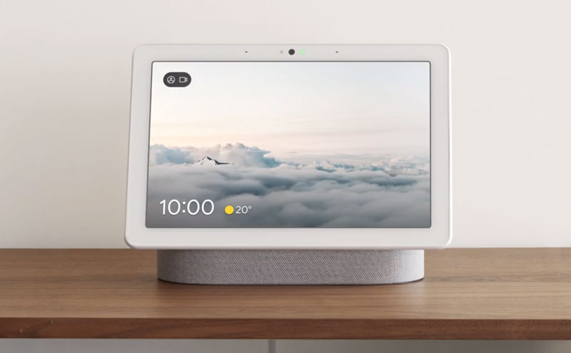 Google Nest Hub Max - Enceinte sans fil Bluetooth - Blanc