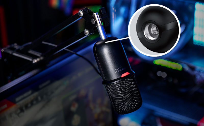 JOBY Wavo POD USB Micrófono de Condensador para PC, Streaming, Podcast,  Controles de Silencio y Mejora