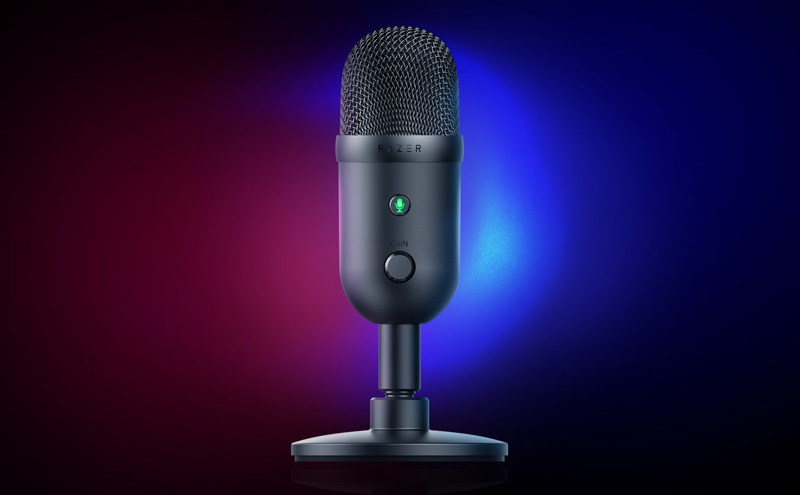  Razer Seiren v2 X (Noir) Microphone USB compact pour diffusion streaming