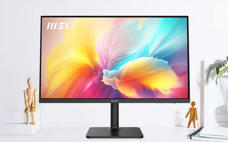 MSI Modern MD272QP Monitor de Oficina WQHD de 27 Pulgadas - Panel IPS  2560x1440, 75Hz, Pantalla Pro Confort Visual, Parlantes Integrados, Soporte