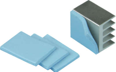 Set de 2 pads thermiques pour refroidissement de composants PC Akasa, Pâte  thermique
