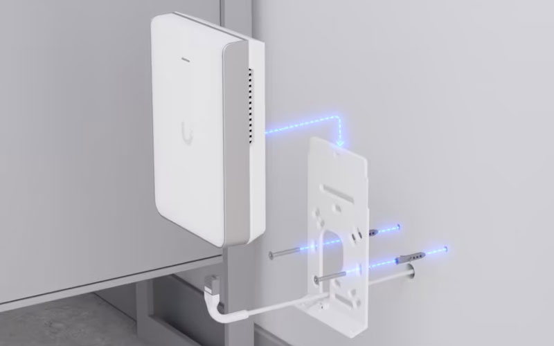 Point D'accès WiFi 7 Ubiquiti U7-Pro Pour Montage Au Plafond - Débit Ultra Rapide (9,3 Gbps) - Pour Réseau Pro Et Domestique