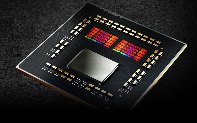 AMD Ryzen 7 7800X3D Processeur avec La Technologie 3D V-Cache, 8 Cœurs/16  Threads Débridés