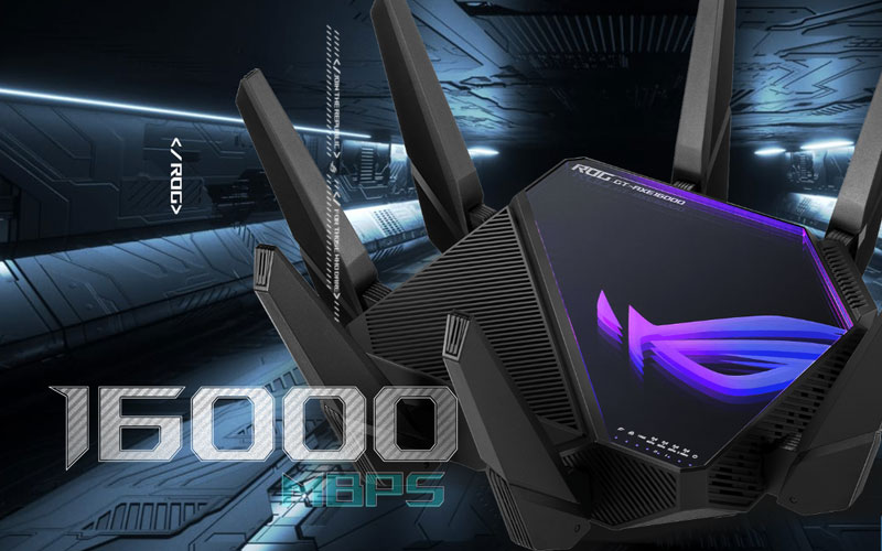  ASUS ROG Rapture GT-AXE16000 6GHz Quad-band