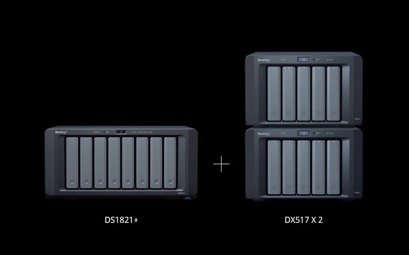 Serveur NAS 8 baies Synology DiskStation DS1821+ 