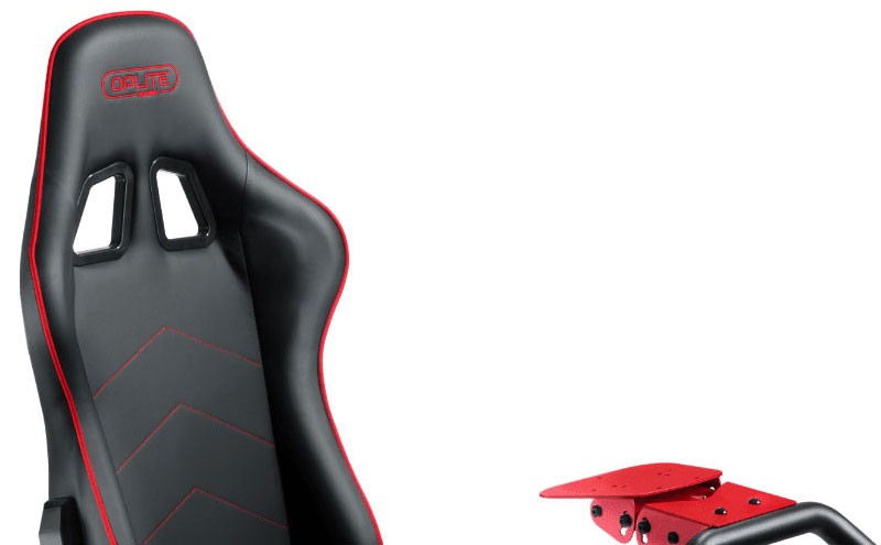 Oplite GT3 SuperFast Asiento para Simulador de Conducción Negro/Rojo