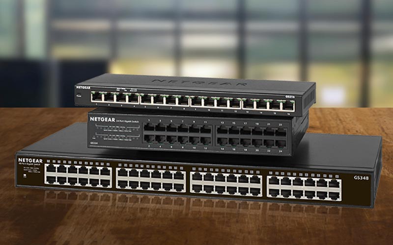NETGEAR GS324V2 Switch Ethernet 24 Ports RJ45 Gigabit 10/100/1000,Format  Bureau,Boitier Robuste en Métal - Cdiscount Informatique