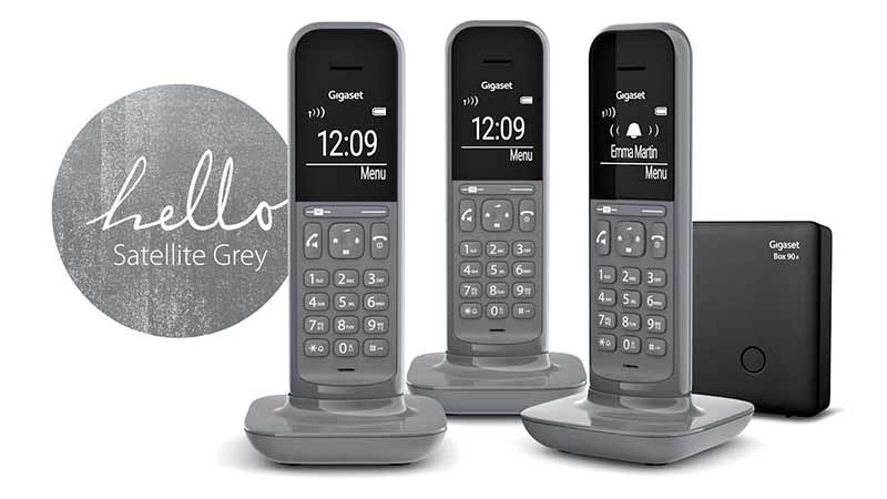 Gigaset CL390A Trio Dark Grey - Cordless phone - LDLC 3-year warranty