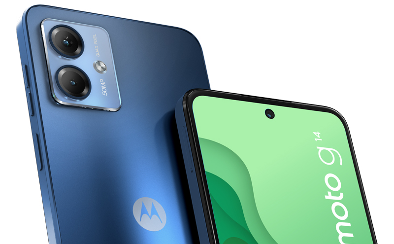 Motorola g14 (Sky Blue, 128 GB)