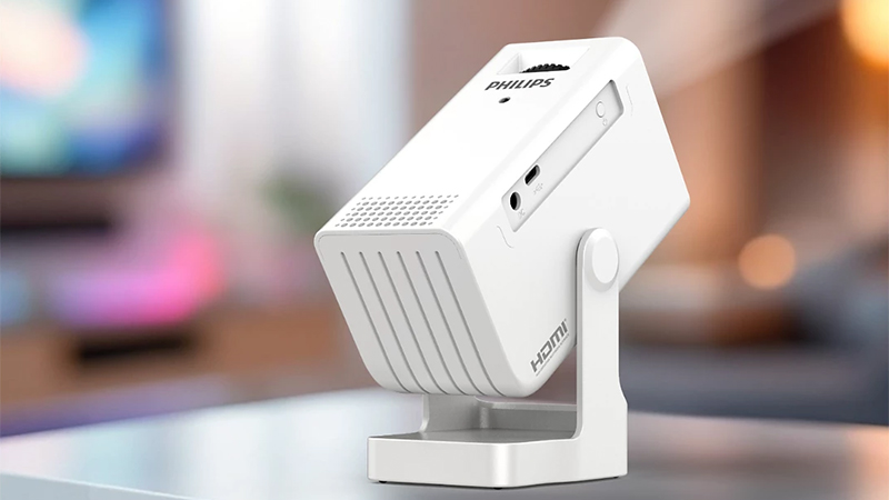 Vidéoprojecteur Philips NeoPix 140 - Résolution 720p, Wi-Fi 6, Son Stéréo, Rotation 180° (Home Cinéma)