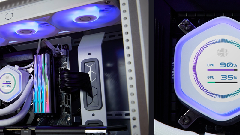 Cooler Master MasterLiquid 360 Atmos II LCD ARGB White - CPU fan