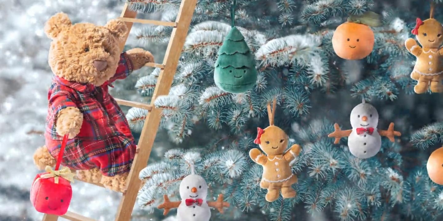 Peluche souris de Noël Merry Jellycat
