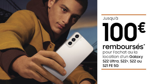 Jusqu'à 100 € remboursés jusqu'au 30/04/2023