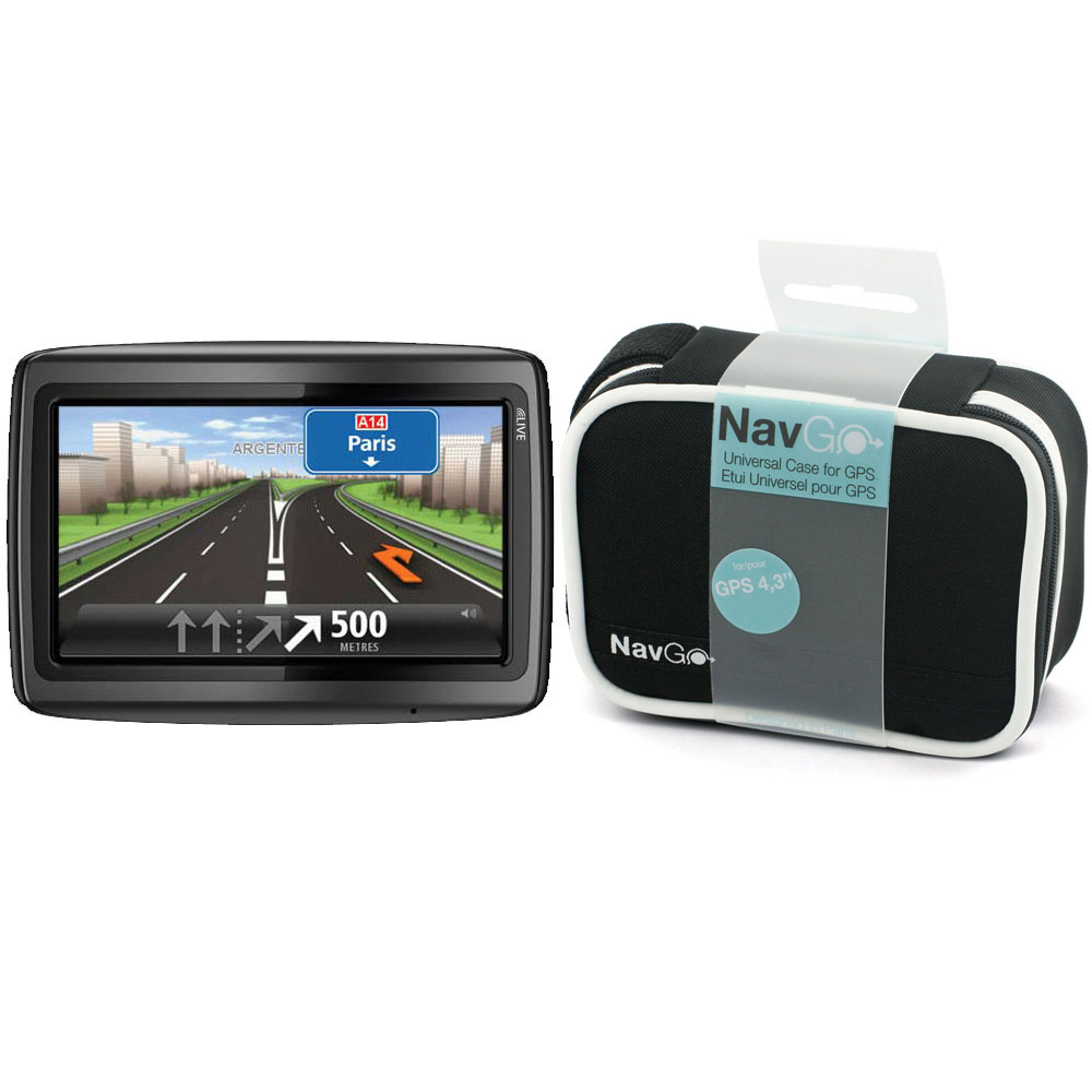 TomTom Via LIVE 120 (22 pays d'Europe) + Muvit NavGo T2 Noir GPS