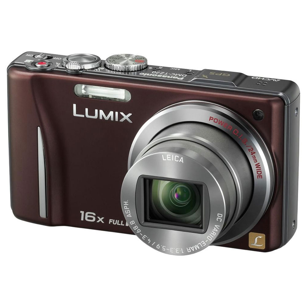 Panasonic Lumix DMCTZ20 Chocolat Appareil photo numérique Panasonic