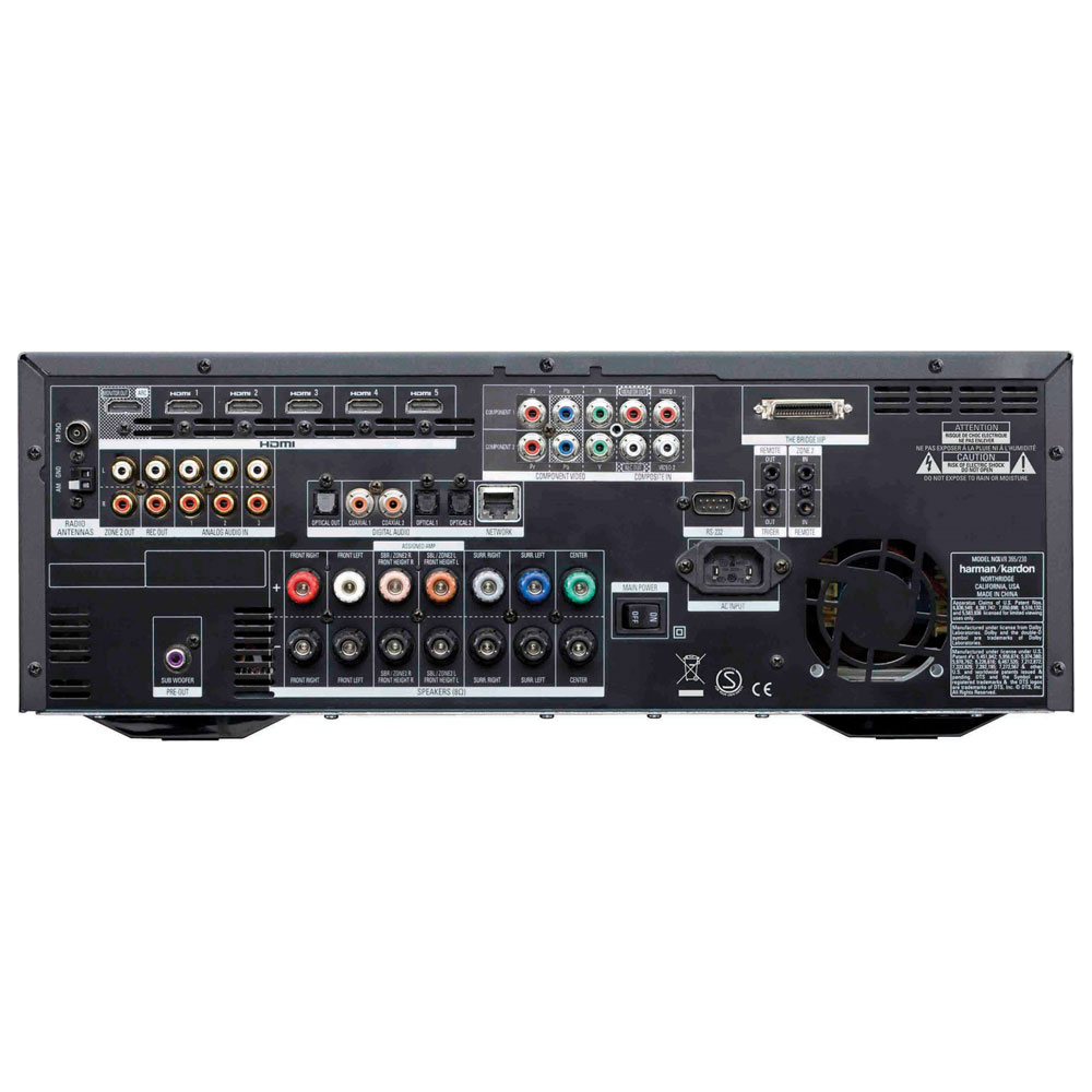 Harman Kardon AVR 365 + HKTS 30 Noir Ensemble home cinéma Harman