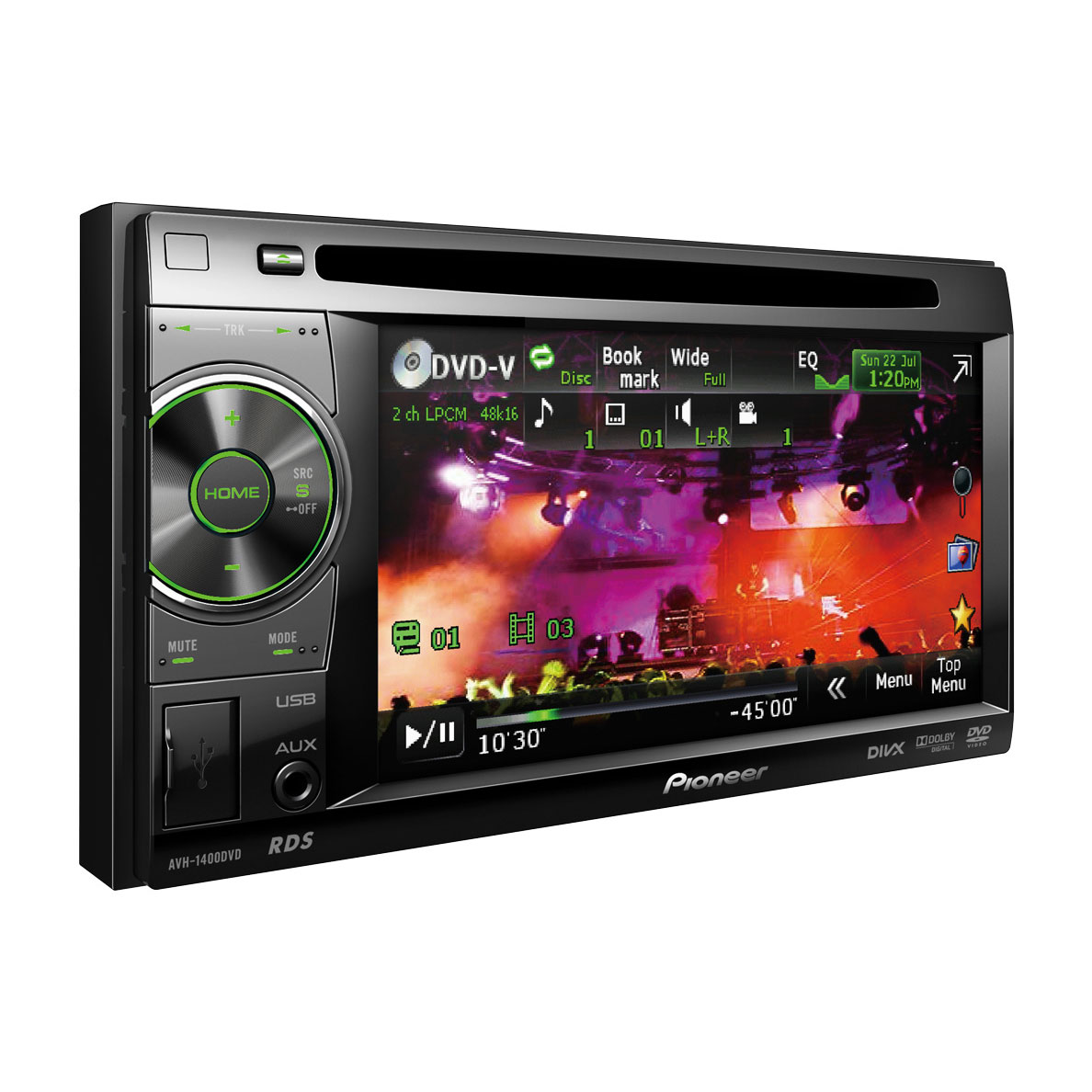 Pioneer AVH-1400DVD - Autoradio Pioneer sur LDLC.com