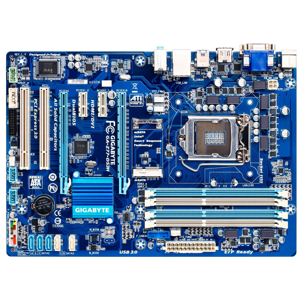 Gigabyte GA Z77 DS3H Carte  m re Gigabyte sur LDLC com