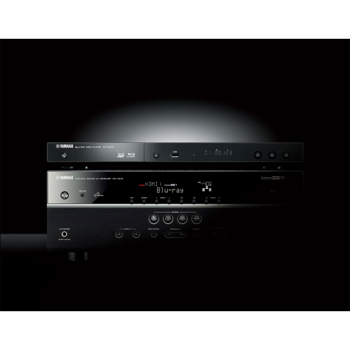 Yamaha BDS473 Noir Lecteur Blu Ray Yamaha sur