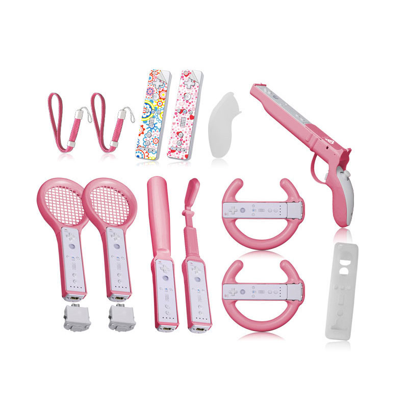 Playfect-XL-Jumbo-Kit-15-en-1-Rose-(Wii)---Accessoires-Wii-...