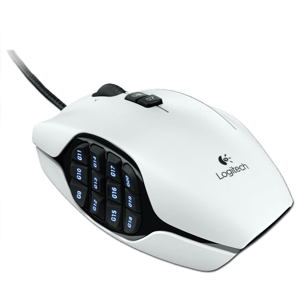 Logitech G600 MMO Gaming Mouse (Blanc) Souris PC Logitech sur
