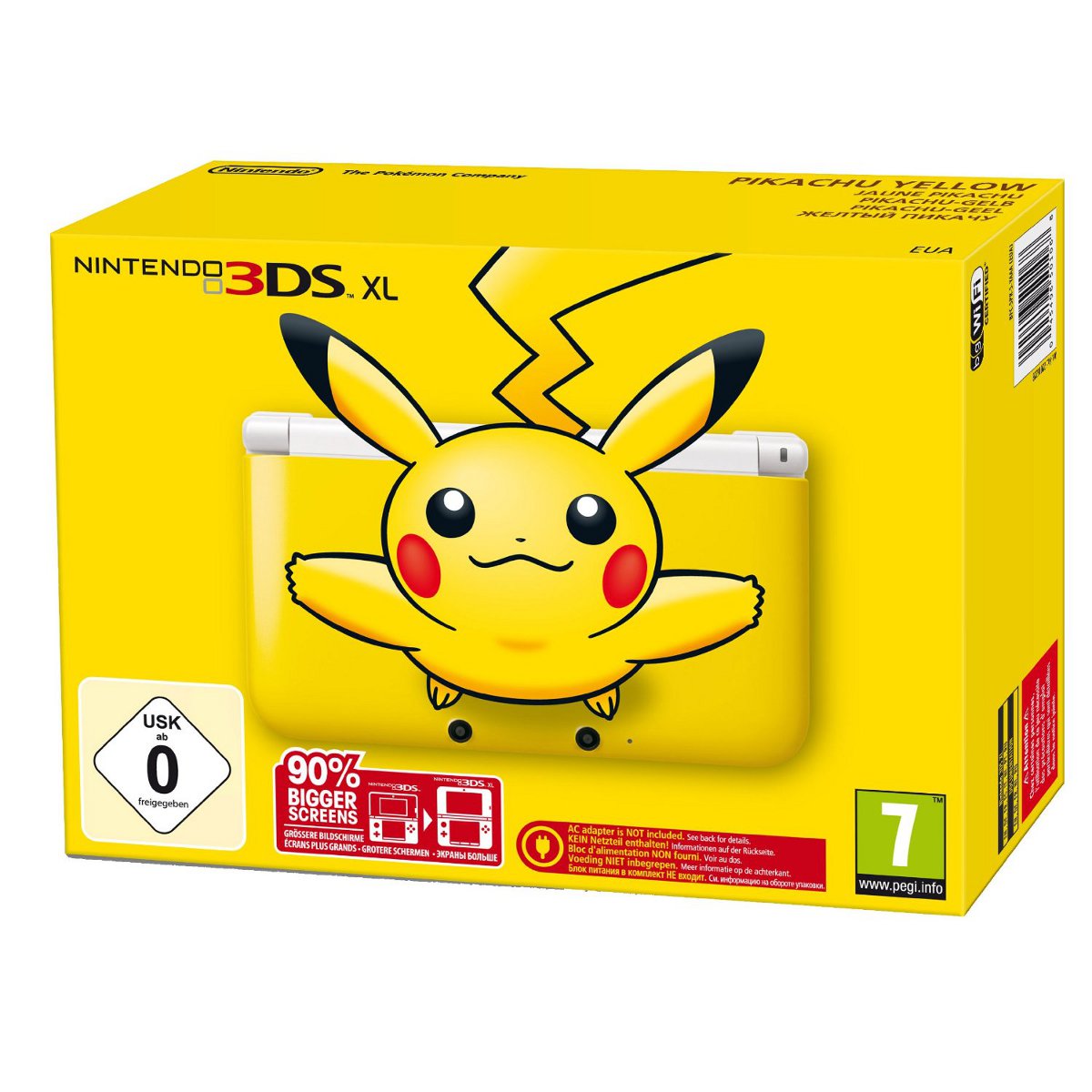 Nintendo 3DS XL Jaune Pikachu Console Nintendo 3DS Nintendo sur