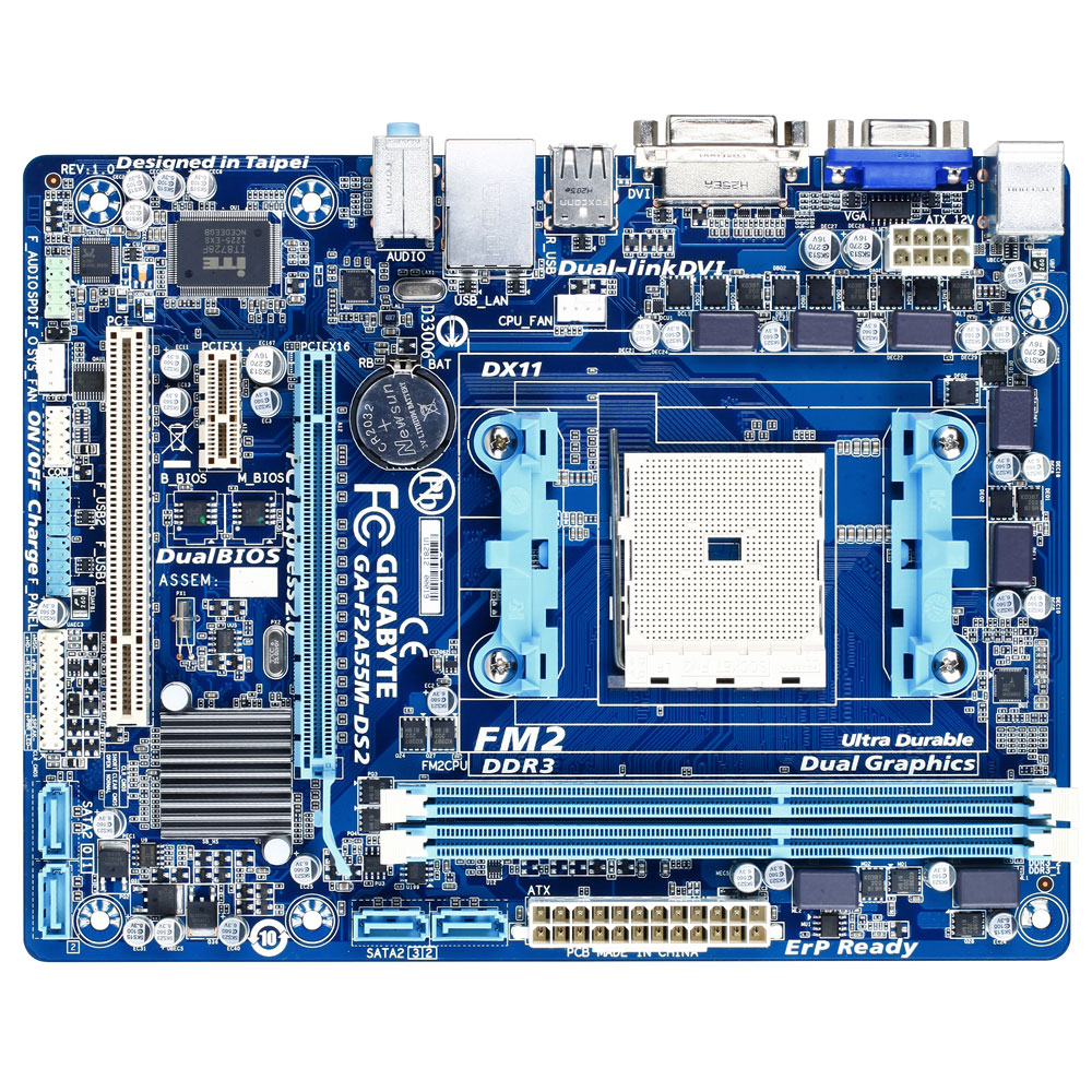 Совместимость gigabyte ga f2a55m ds2