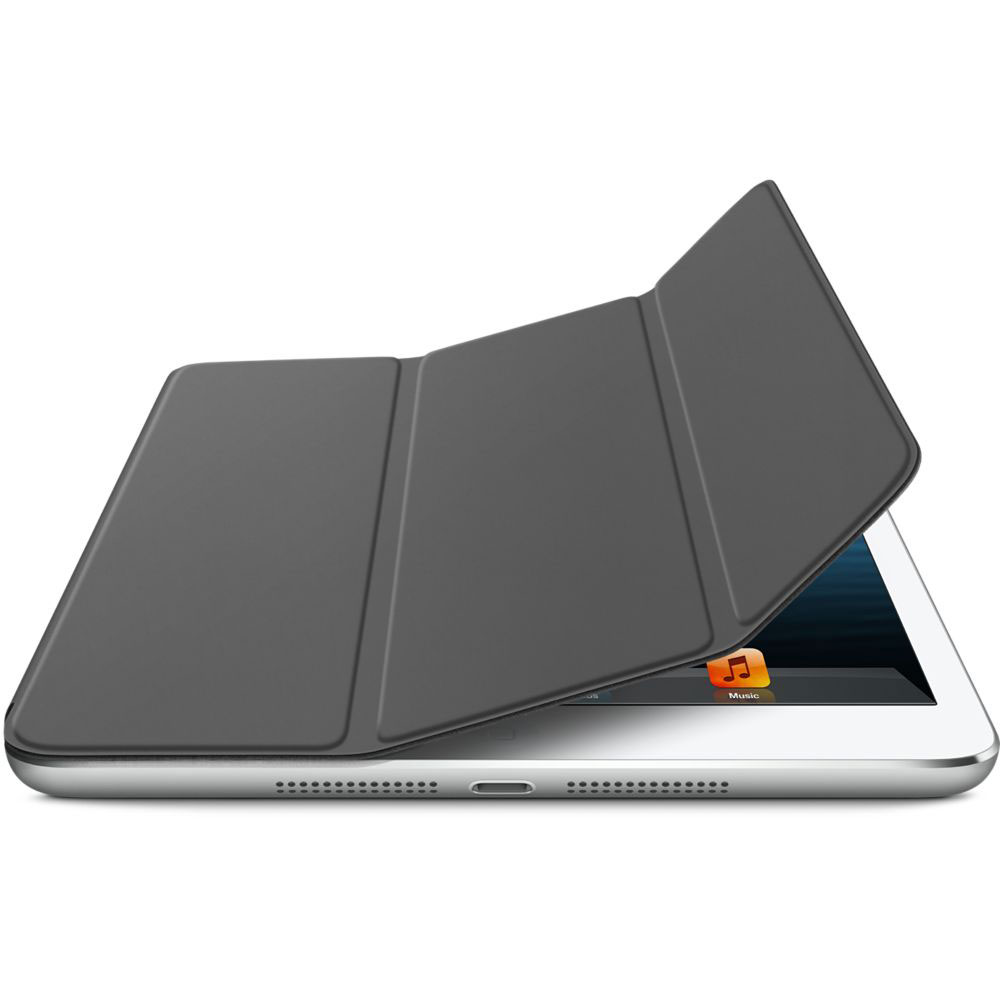 Apple Ipad Mini Smart Cover Polyur Thane Gris Fonc Etui Tablette Apple Sur Ldlc Com