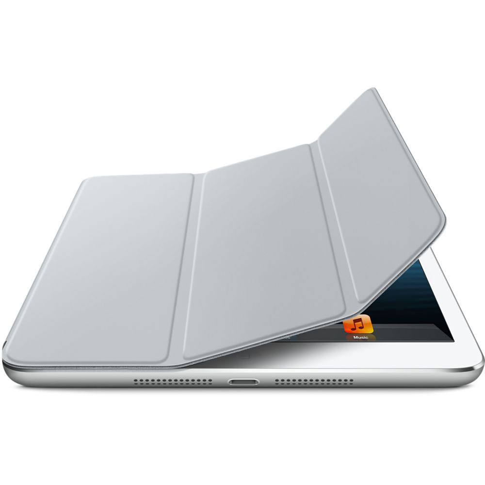 Apple Ipad Mini Smart Cover Polyur Thane Gris Clair Etui Tablette Apple Sur Ldlc Com