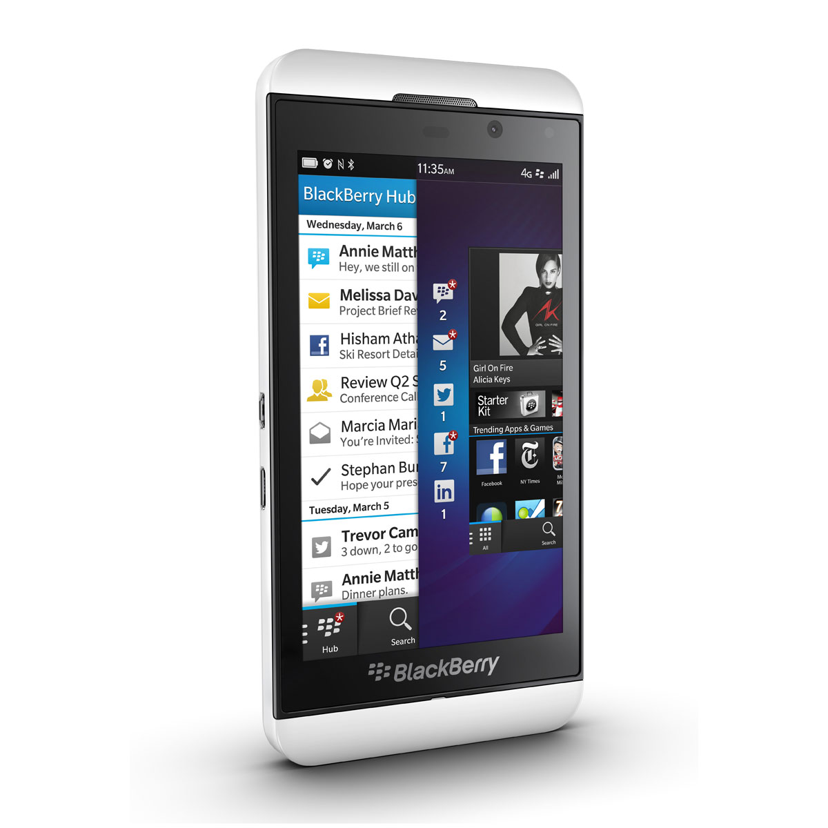 BlackBerry Z10 Blanc Mobile & smartphone BlackBerry sur