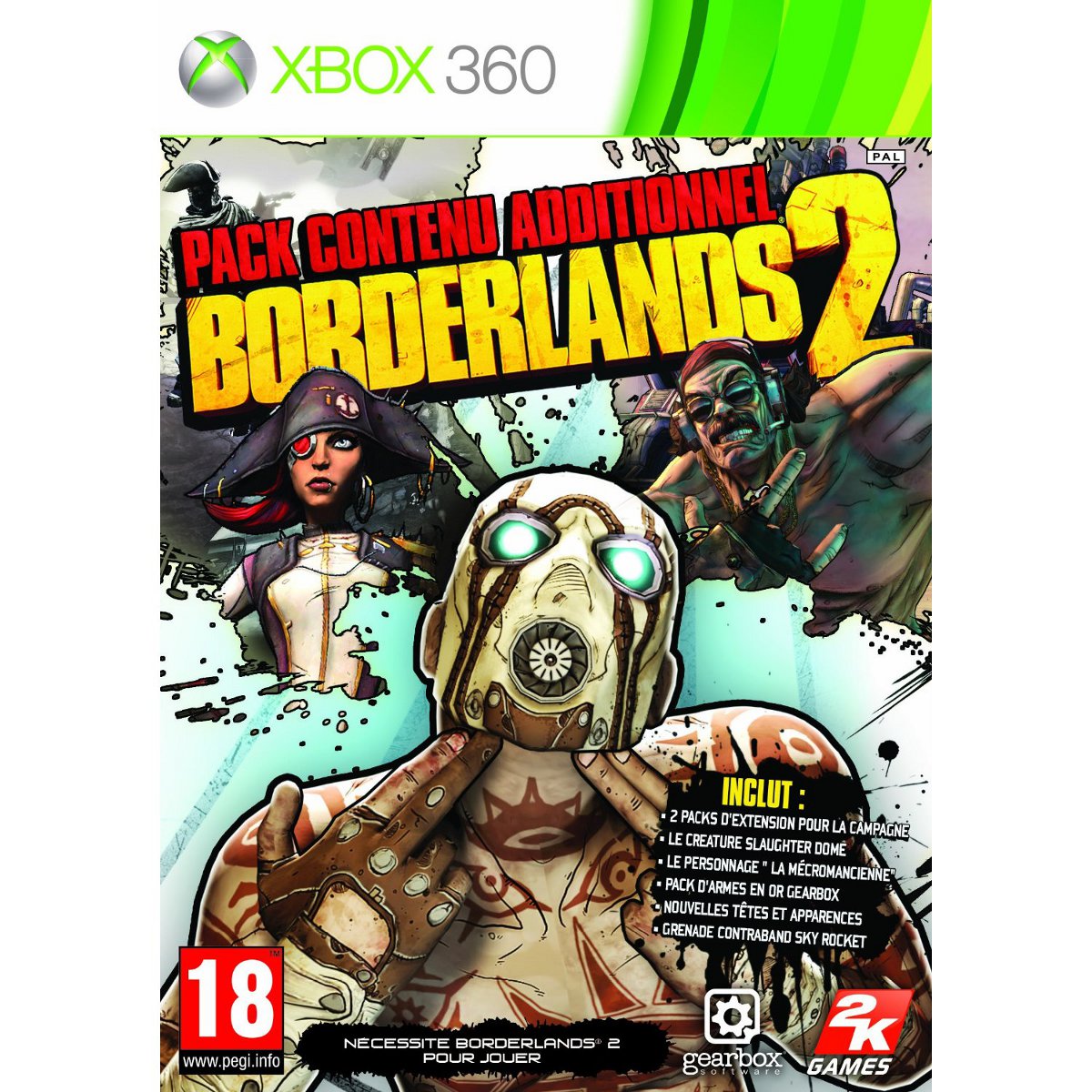 Borderlands 2 Pack contenu additionnel (Xbox 360) Jeux Xbox 360 TakeTwo sur