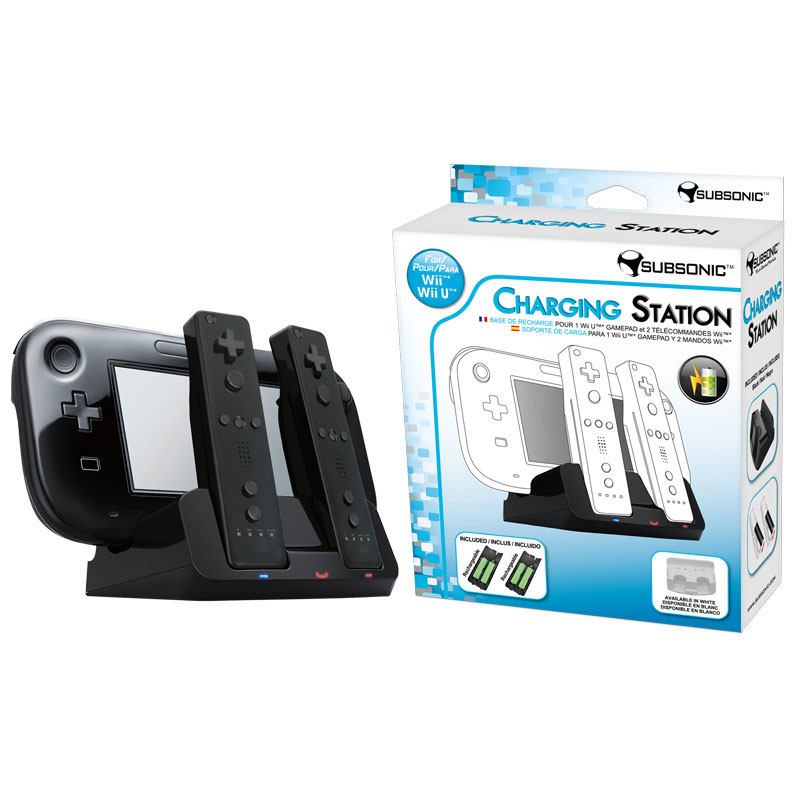 Subsonic Charging Station Noir (Wii/Wii U) Accessoires Wii U Subsonic